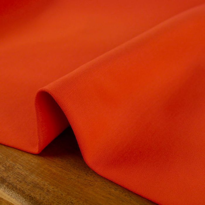 Tissu Jersey Coton Imprimé Lutin Rouge - Tissus Des Ursules