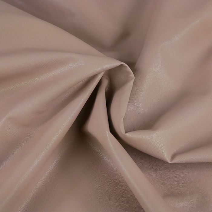 Tissu simili cuir souple haute couture - vieux rose x 10 cm