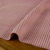 Tissu velours côtelé - rose x 10 cm