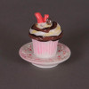 Breloque Cupcake topping guimauve x1