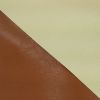 Tissu simili cuir épais vintage - camel x 10 cm