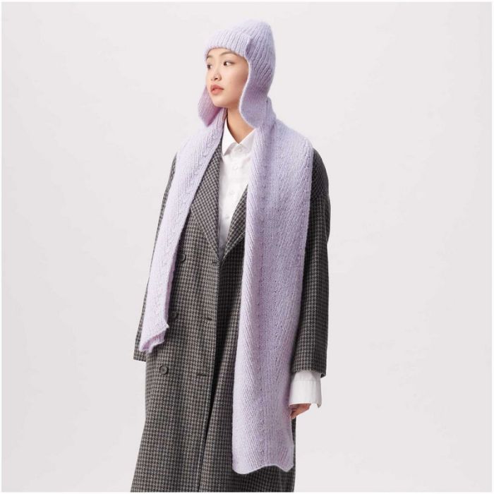 Kit tricot bonnet moelleux - Rico design