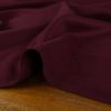 Tissu drap de laine cachemire haute couture - bordeaux x 10 cm