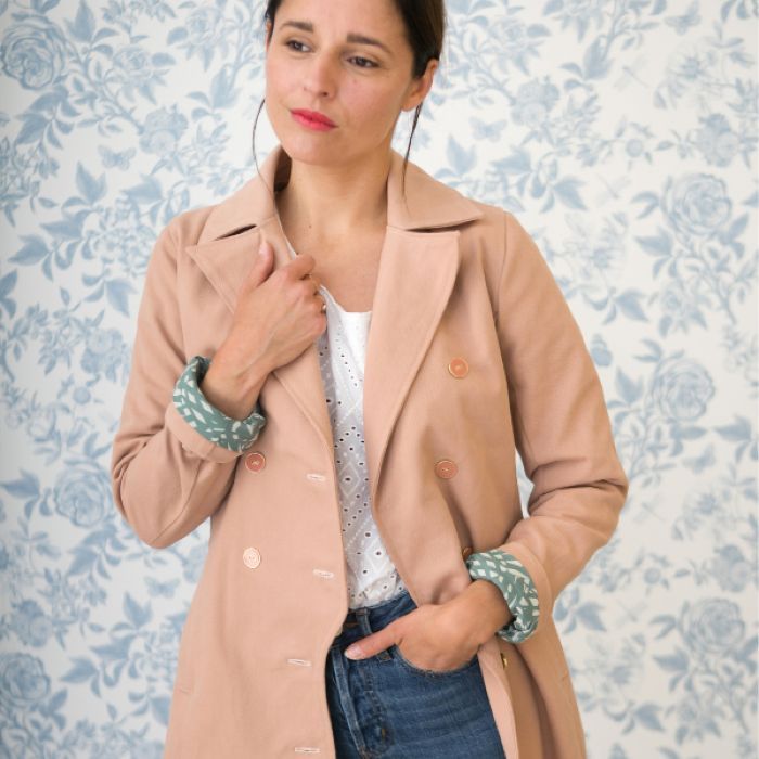 Tsar - patron manteau trench femme - Maison Fauve