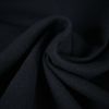 Tissu drap de laine feutré haute couture - bleu foncé x 10 cm
