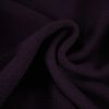 Tissu lainage texturé haute couture - violet aubergine x 10 cm