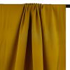 Tissu popeline viscose bambou uni - moutarde x 10 cm