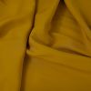 Tissu popeline viscose bambou uni - moutarde x 10 cm