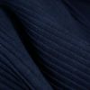 Tissu denim plissé haute couture - bleu foncé x 10 cm