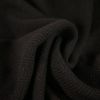 Tissu lainage chevrons haute couture - marron x 10 cm
