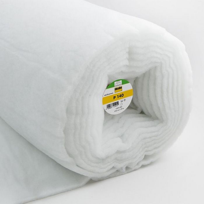 Tissu molleton ouate épais Vliesline P140 - blanc x 10 cm
