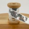 Galon sequins paillettes 24 mm x 10 cm