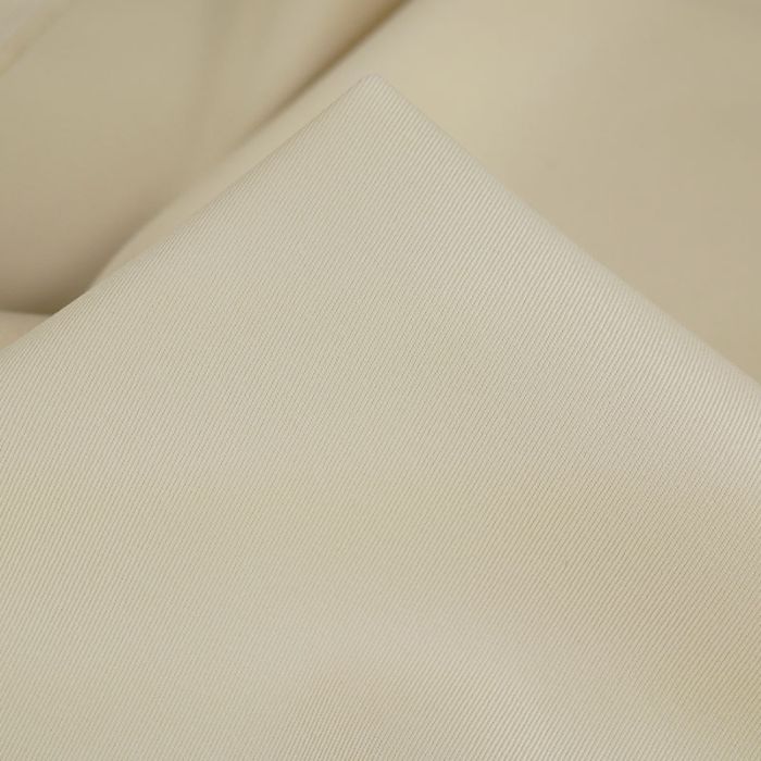 Tissu gabardine coton uni - écru x 10 cm