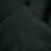 Tissu jersey maille chiné - noir x 10 cm