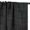 Tissu lainage texturé chiné haute couture - noir x 10 cm