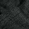 Tissu lainage texturé chiné haute couture - noir x 10 cm