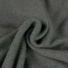 Tissu lainage sergé chiné haute couture - gris x 10 cm