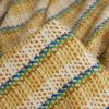 Tissu lainage rayures haute couture - jaune x 10 cm
