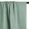 Tissu triple gaze - vert de gris x 10 cm