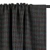 Tissu lainage tweed rayures haute couture - gris x 10 cm