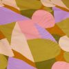 Tissu popeline coton Multi Shapes sable - Nérida Hansen x 10 cm