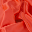Tissu satin viscose uni - corail x 10 cm