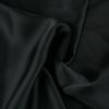 Tissu satin viscose uni - noir x 10 cm