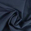 Tissu coton popeline bio - bleu denim x 10 cm