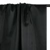 Tissu doublure polyester satin - noir x 10 cm