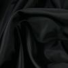 Tissu doublure polyester satin - noir x 10 cm