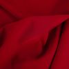 Tissu crêpe stretch polyester uni - rouge x 10 cm