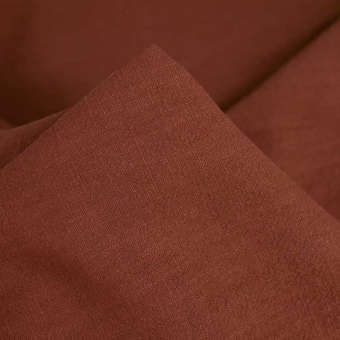 Tissu thermocollant uni - marron