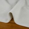 Tissu molleton sweat lurex argent - écru x 10 cm