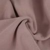 Tissu molleton sweat lurex argent - vieux rose x 10 cm