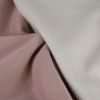 Tissu molleton sweat lurex argent - vieux rose x 10 cm