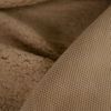 Tissu sherpa fausse fourrure mouton - marron clair x 10 cm