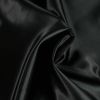 Tissu doublure satin deluxe - noir x 10 cm