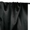 Tissu doublure satin deluxe - noir x 10 cm