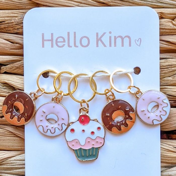 Marqueurs de mailles Donuts - Hello Kim x 5