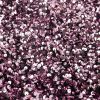 Tissu jersey velours sequins - rose x 10 cm