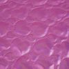 Tissu matelassé doudoune métallisé coeurs - rose x 10 cm