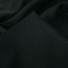 Tissu doublure satin pongé de luxe - noir x 10 cm
