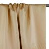 Tissu doublure satin pongé de luxe - beige x 10 cm