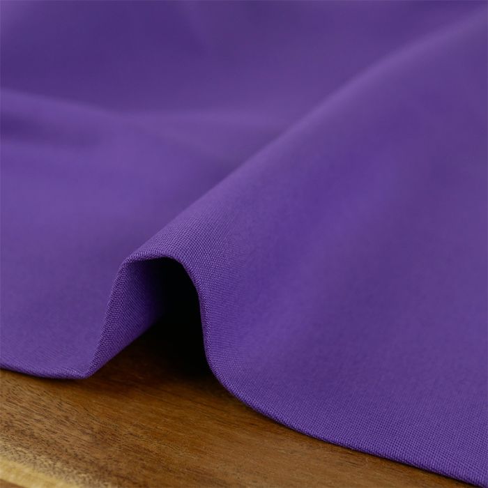 Tissu gabardine coton uni - violet x 10 cm