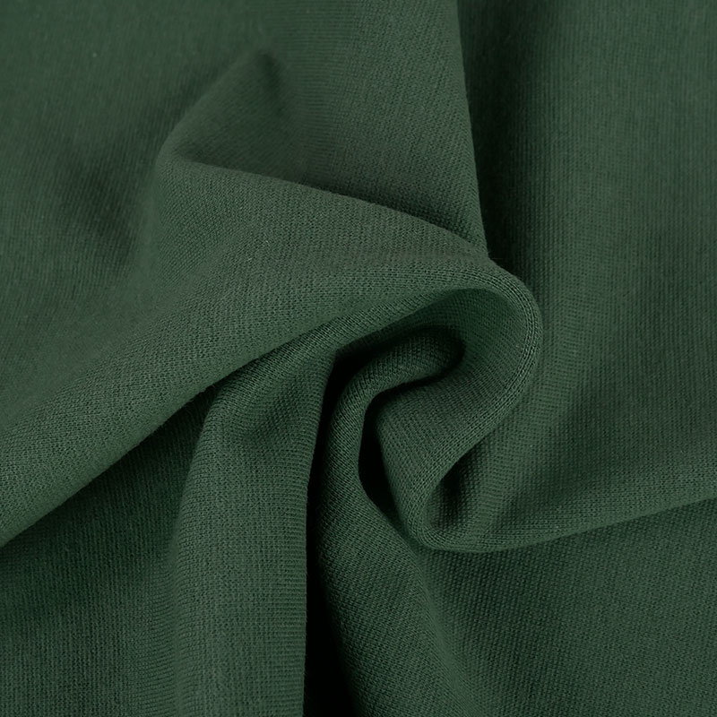 Tissu Jersey Tubulaire Vert Olive (kaki) – Coupon Uni – Pour Vêtements – Neuf – Idéal Couture, DIY