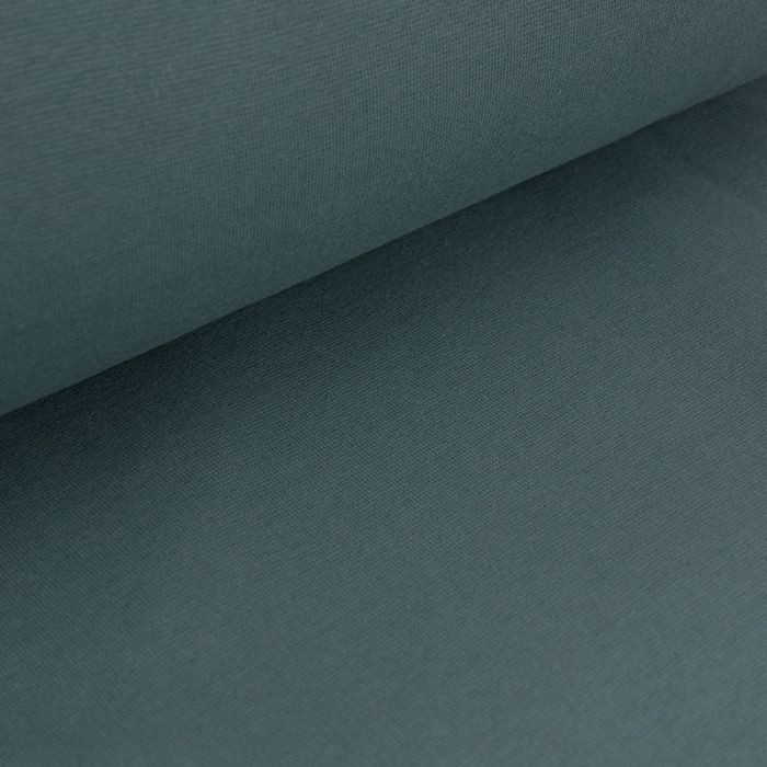 Bord-côte tubulaire uni oeko-tex - gris x 10 cm