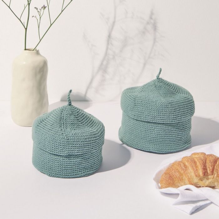 Kit crochet corbeille avec couvercle - Rico design