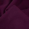 Tissu lainage texturé haute couture - pourpre x 10 cm