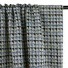 Tissu jacquard triangles lurex - bleu x 10 cm