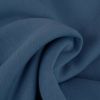 Tissu molleton sweat - bleu denim x 10 cm